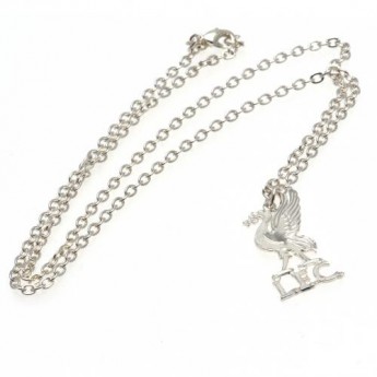 FC Liverpool řetízek na krk s přívěškem Silver Plated Pendant & Chain LB