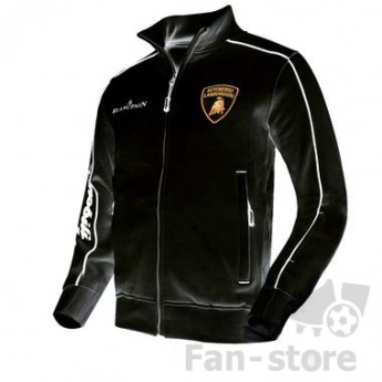 LAMBORGHINI ZIP-UP SWEATSHIRT BLACK