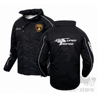 LAMBORGHINI OUTERWEAR JACKET BLACK