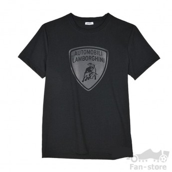 LAMBORGHINI SHIELD SHORT SLEEVE T-SHIRT BLACK