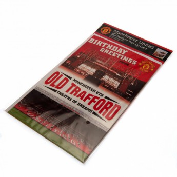 Manchester United narozeninové přání Pop-Up Birthday Card