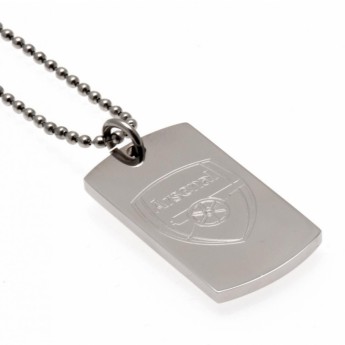FC Arsenal řetízek na krk se psí známkou Engraved Dog Tag & Chain