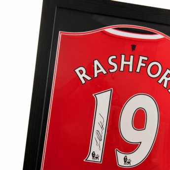 Legendy zarámovaný dres Manchester United Rashford Signed Shirt (Framed)
